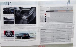 2004 BMW Foreign Dealer French Text Series 5 Models Features Options Specs