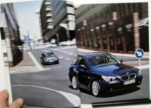 2005 BMW 5 Series Sedan Dealer Prestige Sales Brochure 525i xi 530i xi  545i