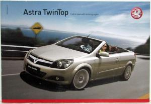 2007 Vauxhall Astra TwinTop Sales Brochure - Edition 2 - UK Market