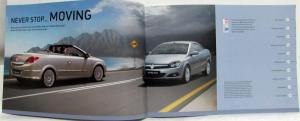 2007 Vauxhall Astra TwinTop Sales Brochure - Edition 2 - UK Market