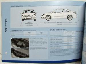 2007 Vauxhall Astra TwinTop Sales Brochure - Edition 2 - UK Market