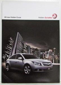2009 Holden Cruze Sales Brochure - Australian Market