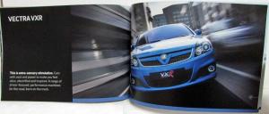 2007 Vauxhall Vectra and Signum Sales Brochure - Edition 2 - UK Market