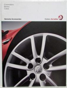 2009 Holden Commodore Berlina & Calais Accessories Sales Brochure Australian Mkt