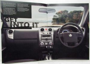 2008-2009 Holden Colorado Pickup Sales Brochure - Australian Market