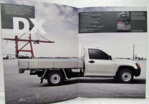 2008-2009 Holden Colorado Pickup Sales Brochure - Australian Market