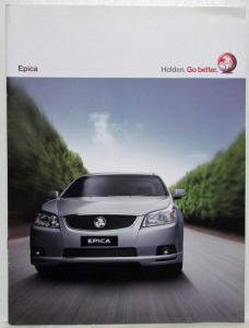 2009 Holden Epica Sales Brochure - Australian Market