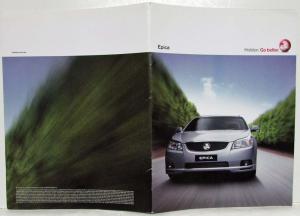 2009 Holden Epica Sales Brochure - Australian Market