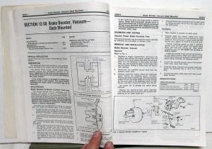 1986 Ford Lincoln Mercury Car Service Shop Manual Town Car Crown Vic Grand Marq