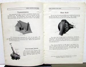 1925 Essex Six Cylinder Owners Reference Book Manual