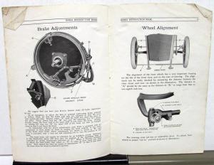 1925 Essex Six Cylinder Owners Reference Book Manual