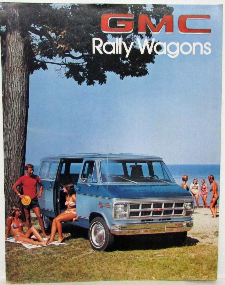 1978 GMC Rally Wagons Van G -1500 -2500 - 3500 Truck Sales Brochure Original