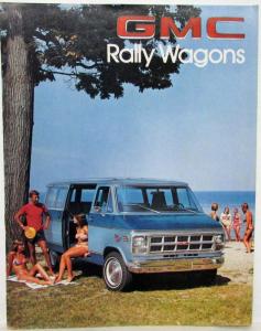 1978 GMC Rally Wagons Van G -1500 -2500 - 3500 Truck Sales Brochure Original