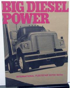 1973 International IH Trucks Dealer Fleetstar 2070A Series H/D Sales Brochure