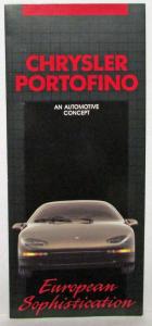 1987 Chrysler Portofino 89 Dodge Viper GTS Coupe Concept Auto Show Sales Folders