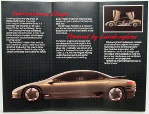 1987 Chrysler Portofino 89 Dodge Viper GTS Coupe Concept Auto Show Sales Folders