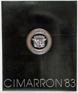 1983 Cadillac Cimarron Sales Brochure Original