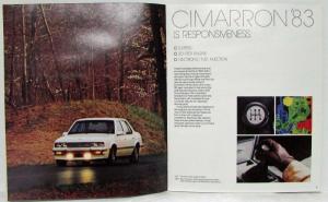 1983 Cadillac Cimarron Sales Brochure Original