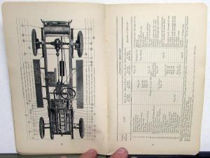 1925 Franklin Automotive Series Nine Instruction Book Owners Manual