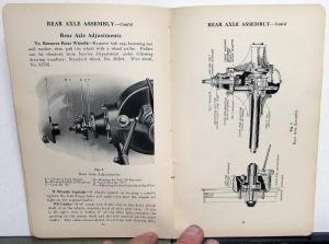 1925 Franklin Automotive Series Nine Instruction Book Owners Manual