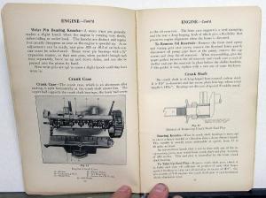 1925 Franklin Automotive Series Nine Instruction Book Owners Manual