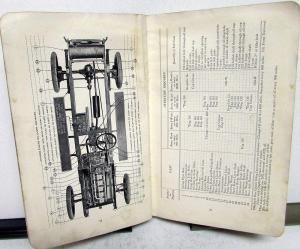 1923 Franklin Car Series Nine Owners Reference Instruction Book Manual