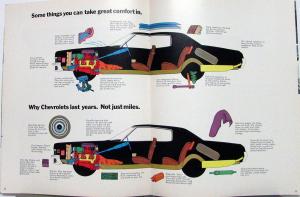 1972 Chevrolet Caprice Impala Sport Bel Air Sales Brochure Original