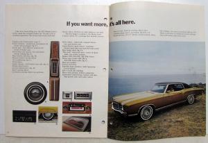 1972 Chevrolet Monte Carlo Color Sales Brochure Original
