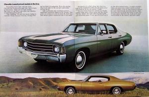 1972 Chevrolet Malibu Chevelle Heavy Chevy SS REVISED Sales Brochure Original