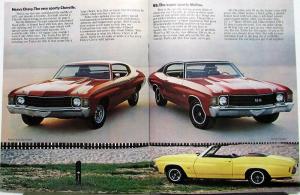 1972 Chevrolet Malibu Chevelle Heavy Chevy SS REVISED Sales Brochure Original