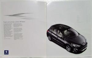 2008 Peugeot 207 and 308 Sales Brochures Collection Set of 3 - Finnish