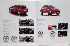 2008 Peugeot 207 and 308 Sales Brochures Collection Set of 3 - Finnish