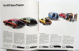 1972 Chevrolet Wagons Chevelle Vega Suburban Sportvan REVISED Sales Brochure