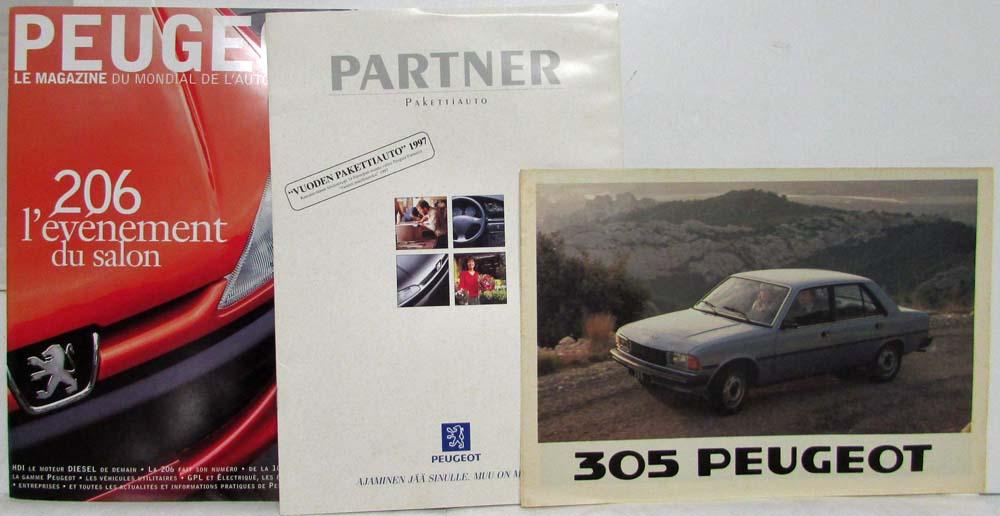 1998 Peugeot Le Magazine Du Mondial De LAutomobile and Extras - French