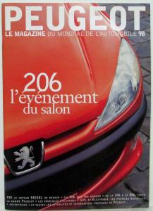 1998 Peugeot Le Magazine Du Mondial De LAutomobile and Extras - French