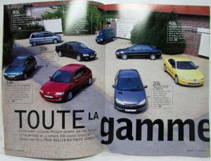 1998 Peugeot Le Magazine Du Mondial De LAutomobile and Extras - French