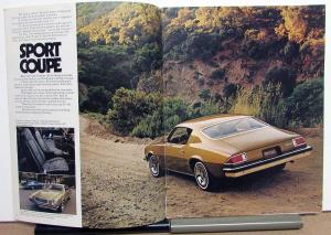 1974 Chevrolet Camaro Sport Coupe LT Z28 350 Sales Brochure Original
