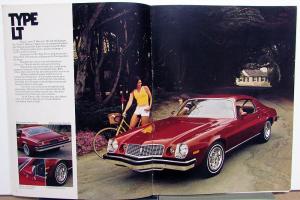 1974 Chevrolet Camaro Sport Coupe LT Z28 350 Sales Brochure Original