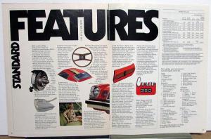 1974 Chevrolet Camaro Sport Coupe LT Z28 350 Sales Brochure Original