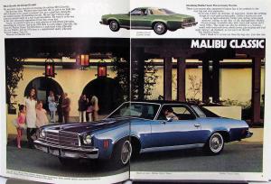 1974 Chevrolet Monte Carlo Landau S Color REVISED Sales Brochure Original