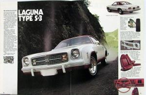 1974 Chevrolet Chevelle Malibu Classic Laguna S3 Sales Brochure Original