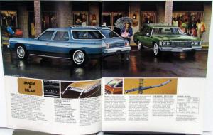 1974 Chevrolet Wagons Chevelle Vega Suburban Blazer Sportvan REV Sales Brochure