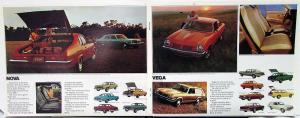 1974 Chevy Full Line REV Sale Brochure Monte Carlo Wagon Nova Vega Camaro Vet Tr