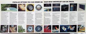 1974 Chevy Full Line REV Sale Brochure Monte Carlo Wagon Nova Vega Camaro Vet Tr