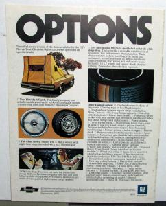 1974 Chevrolet Nova Custom SS Sedan Coupe Sales Brochure Original