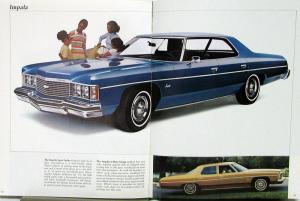 1974 Chevrolet Caprice Classic Impala Bel Air REVISED Sales Brochure Original