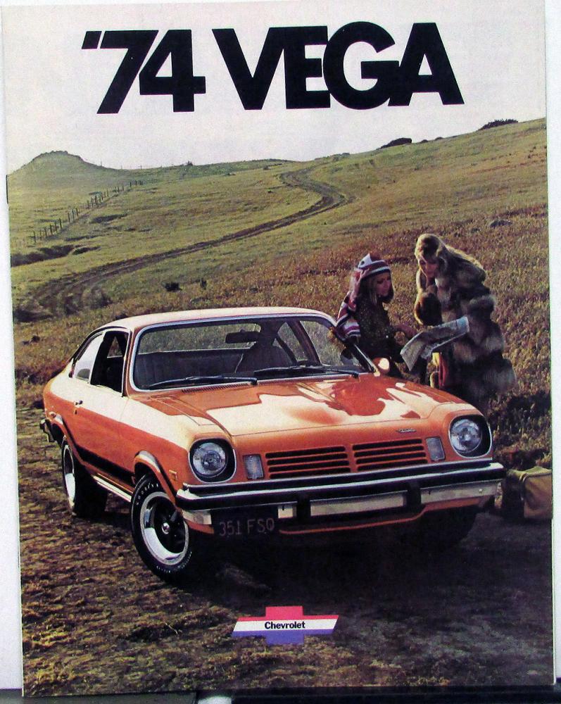 1974 Chevrolet Vega GT LX Stripes Estate Wagon Panel Express REV Sales Brochure