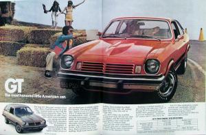 1974 Chevrolet Vega GT LX Stripes Estate Wagon Panel Express REV Sales Brochure