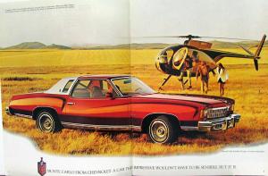 1975 Chevrolet Monte Carlo Coupe Landau REVISED Sales Brochure Original
