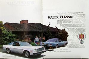 1975 Chevy Chevelle Malibu Laguna Mid Size Car REVISED Sales Brochure